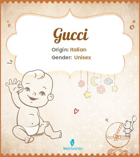 origin of gucci name|Gucci christian name.